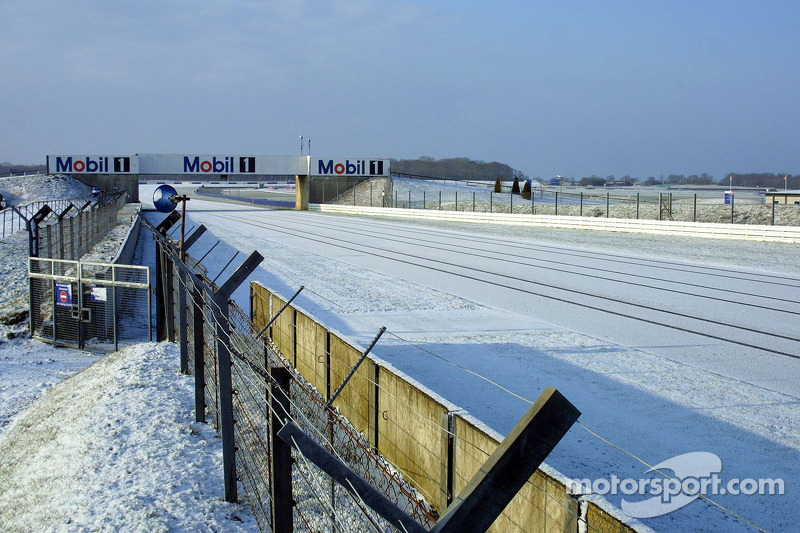 Neve em Silverstone