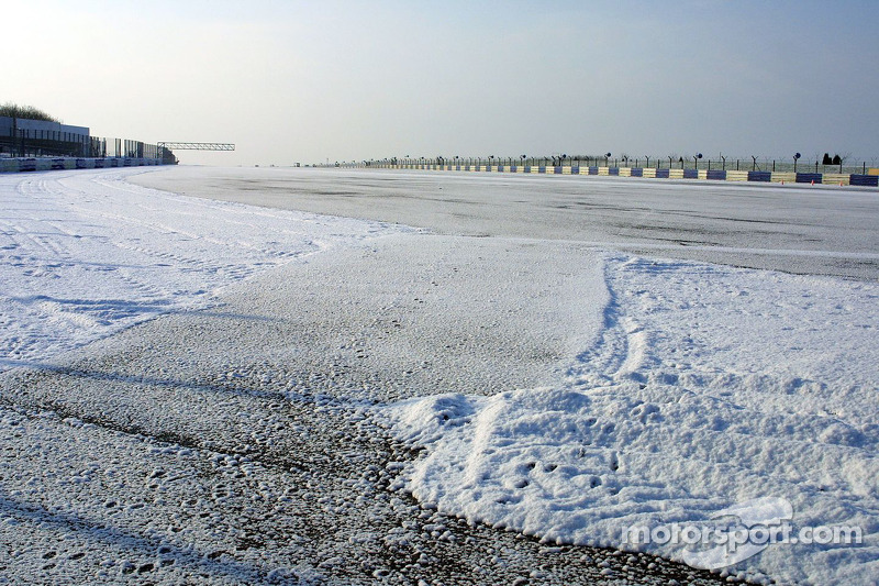 Neve em Silverstone