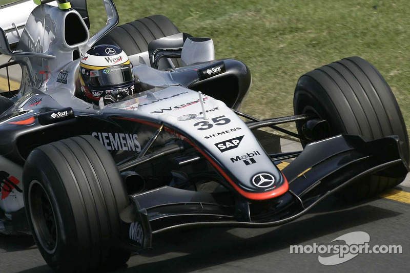 2005: Педро де ла Роса, McLaren, тренировки