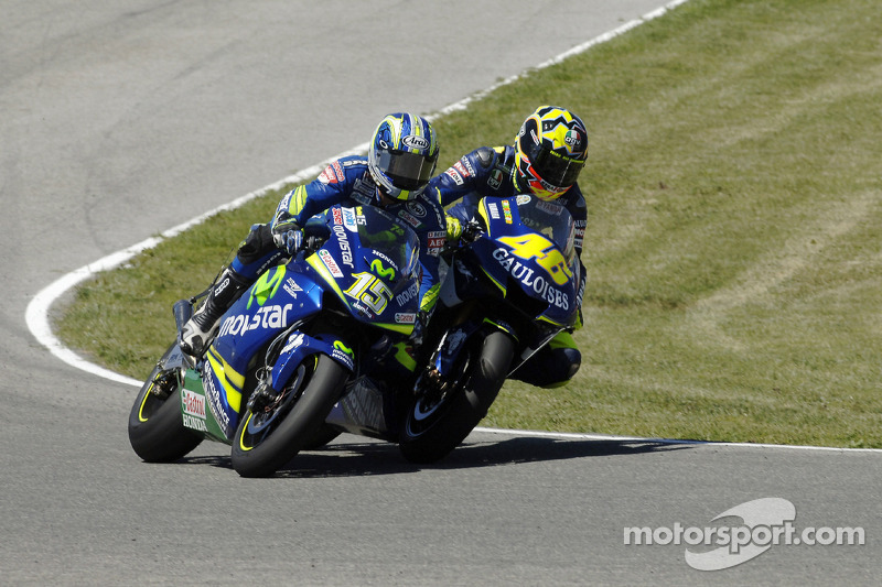 Valentino Rossi y Sete Gibernau