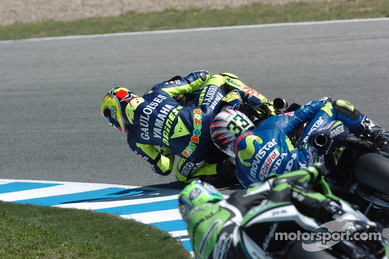 Valentino Rossi y Marco Melandri