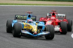 Fernando Alonso y Michael Schumacher