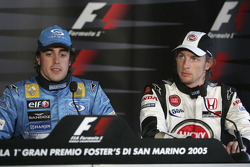 Kazanans basın toplantısı: Yarış galibi Fernando Alonso ve Jenson Button