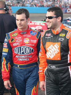 Jeff Gordon and Tony Stewart