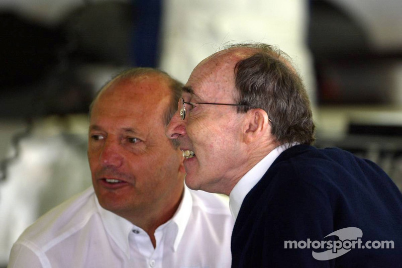 Sir Frank Williams ve Ron Dennis