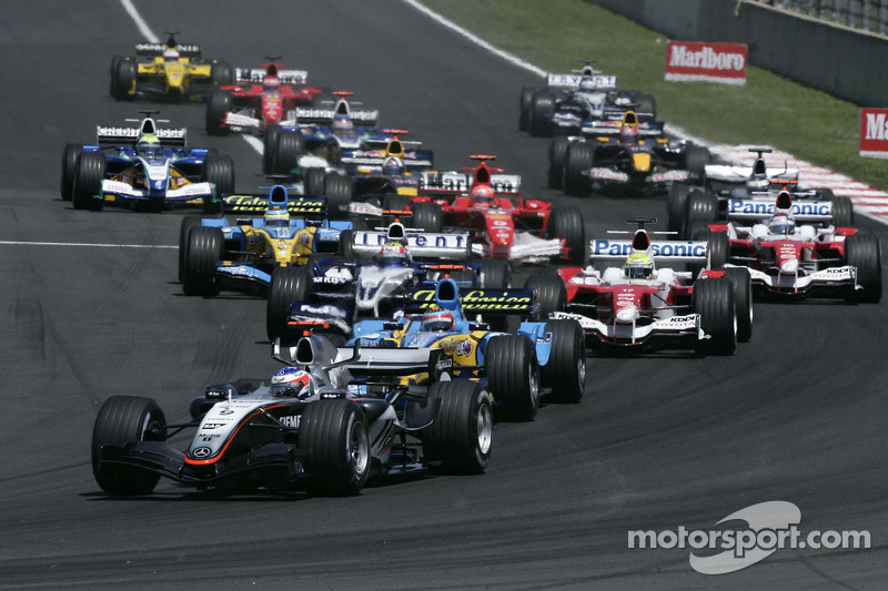 2005: Гран При Испании, McLaren MP4-20. Стартовал с поул-позиции