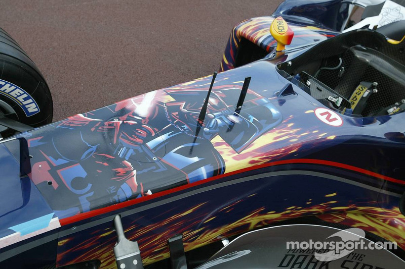 Star Wars livery on the Red Bull Racing