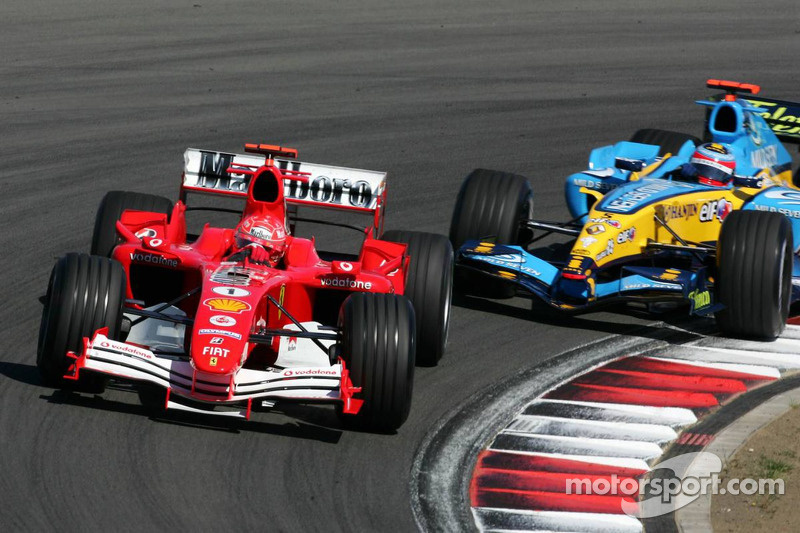 Michael Schumacher ve Fernando Alonso