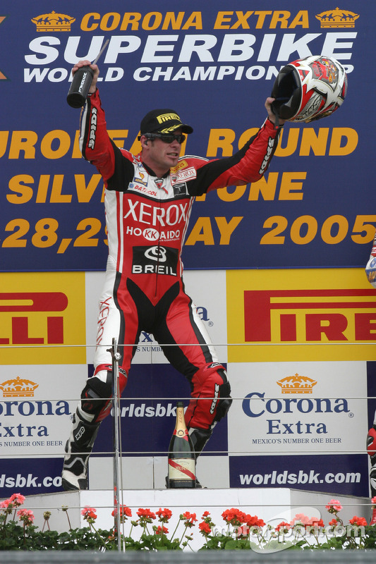 Régis Laconi en el podium