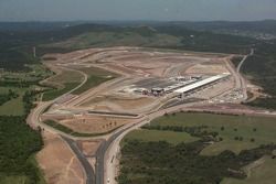 Construction of the new Istanbul Otodrom F1 circuit in Istanbul, Turkey