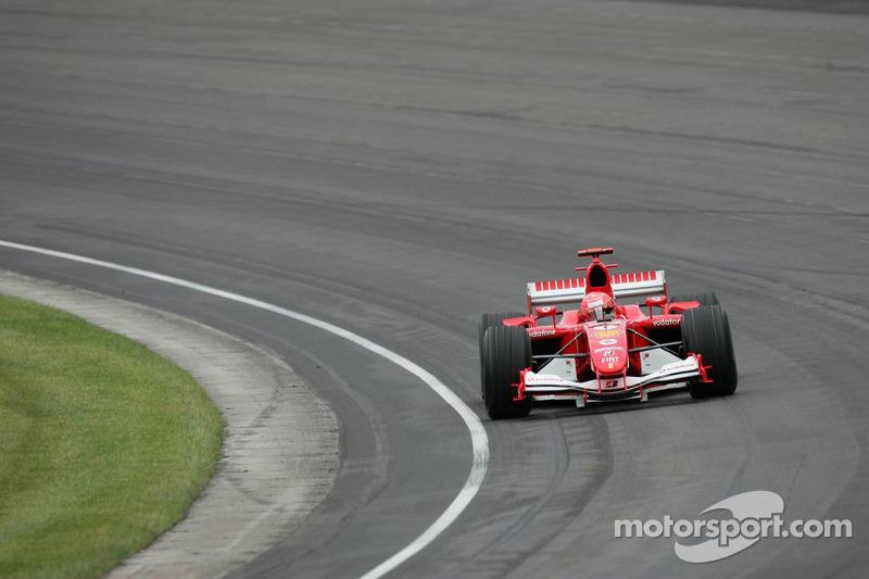 Michael Schumacher leads the 'field'