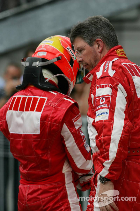 Race winner Michael Schumacher