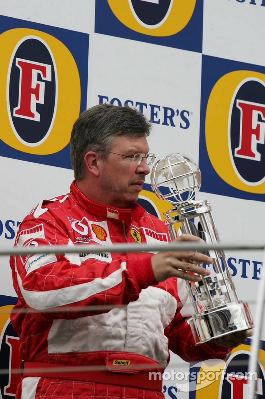Podium: Ross Brawn