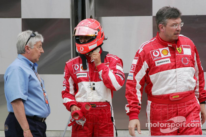 Race winner Michael Schumacher