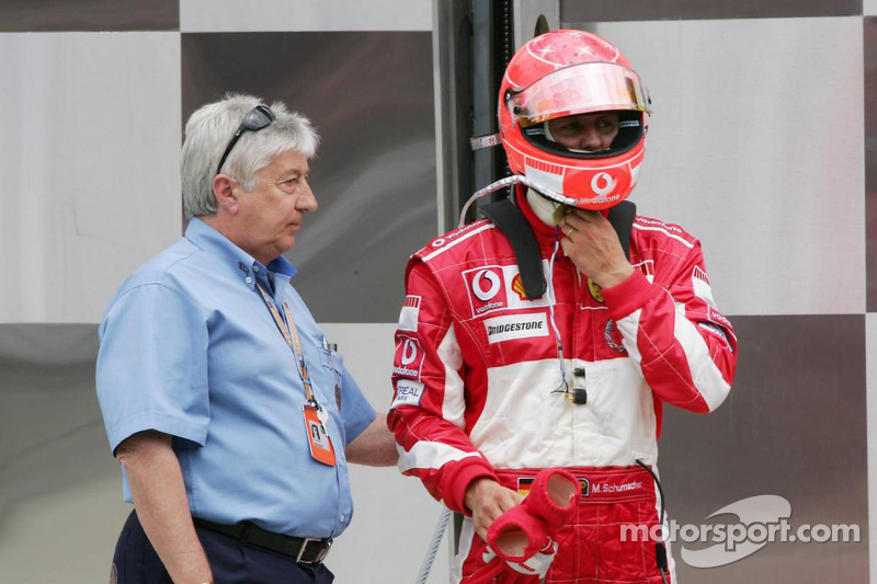 Race winner Michael Schumacher