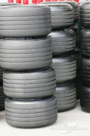 Michelin tires under inspection