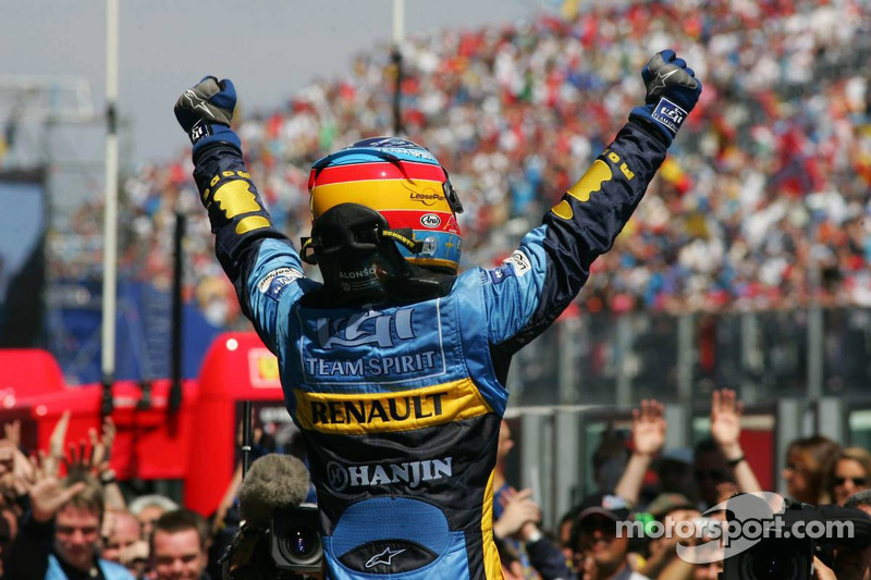 Victoire Renault-Michelin-Alonso à Magny-Cours!
