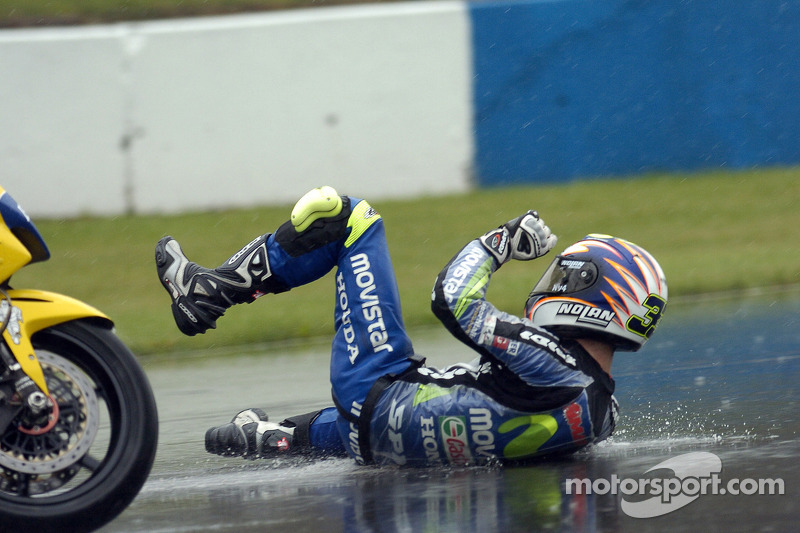 Accidente de Marco Melandri