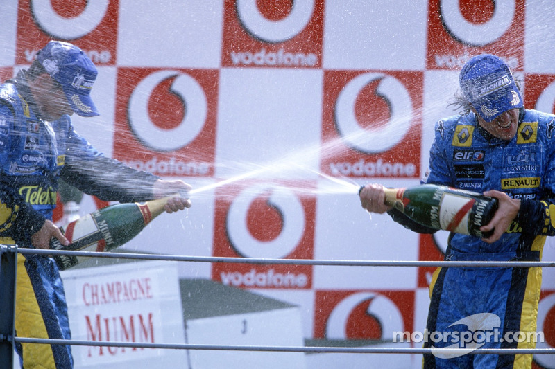 20- Fernando Alonso, 2º en el GP de Italia 2005 con Renault