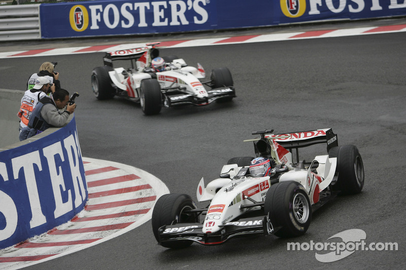 Takuma Sato y Jenson Button