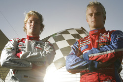 Photoshoot: Nico Rosberg and Heikki Kovalainen