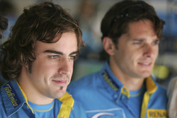 Fernando Alonso and Giancarlo Fisichella