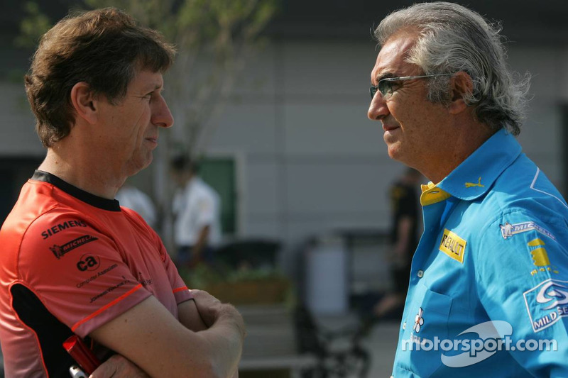 Mario Illien y Flavio Briatore