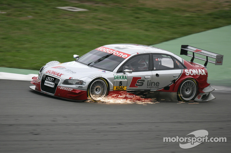 Funkenflug: Tom Kristensen, Audi Sport Team Abt Sportsline, Audi A4 DTM 2005