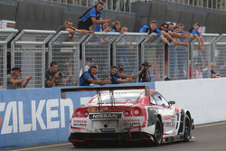 #35 NISMO Athlete Global Team Nissan GT-R NISMO GT3: Florian Strauss, Katsumasa Chiyo, Wolfgang Reip takes the win