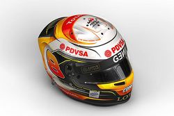 Capacete de Romain Grosjean em tributo a Jules Bianchi