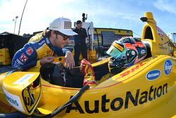 Marco Andretti en Ryan Hunter-Reay