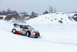 Mads Ostberg and Jonas Andersson, Citroën DS3 WRC, Citroën Total Abu Dhabi World Rally Team