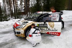 Mads Ostberg and Jonas Andersson, Citroën DS3 WRC, Citroën Total Abu Dhabi World Rally Team