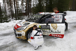 Mads Ostberg and Jonas Andersson, Citroën DS3 WRC, Citroën Total Abu Dhabi World Rally Team