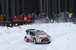 Mads Ostberg and Jonas Andersson, Citroen DS3 WRC, Citroen Total Abu Dhabi World Rally Team