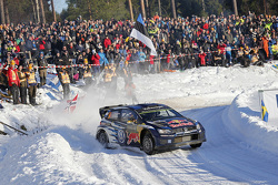 Andreas Mikkelsen and Ola Floene, Volkswagen Polo WRC, Volkswagen Motorsport
