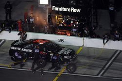Martin Truex Jr., Furniture Row Racing Chevrolet leads