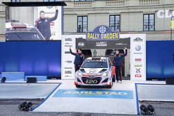 Kevin Abbring y Sebastian Marshall, Hyundai i20 WRC, Hyundai Motorsport