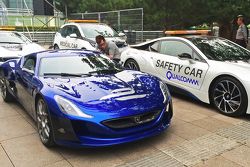 De volledig elektrische Rimac Automobili hypercar