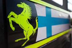 Pitbord voor Kimi Raikkonen, Ferrari