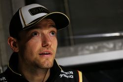 Jolyon Palmer, Lotus F1 Team Test and Reserve Driver with the media