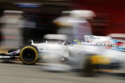 Felipe Massa, Williams FW37 : essai d'arrêt au stand