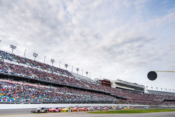 Kyle Busch, Joe Gibbs Racing Toyota leads