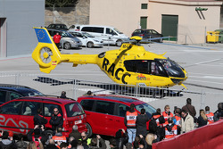 Fernando Alonso, McLaren is taken by helicopter to hospital