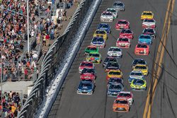 Carl Edwards, Joe Gibbs Racing Toyota leads