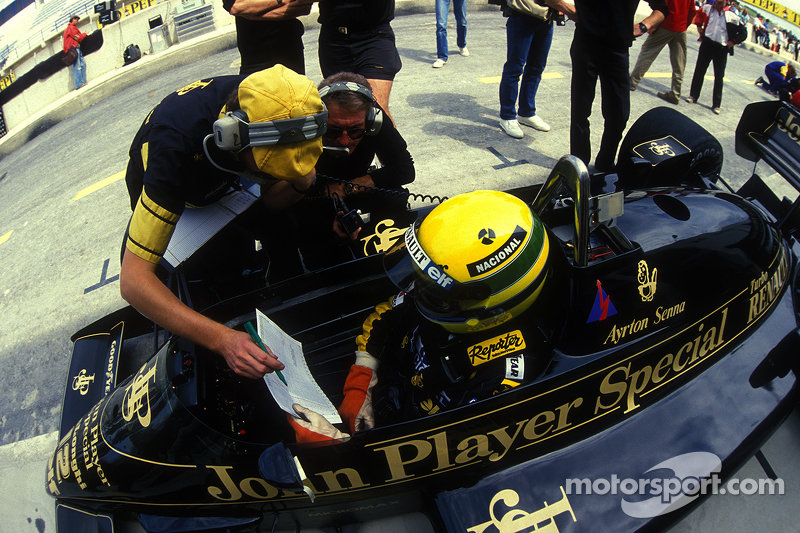 Ayrton Senna, Lotus ile Gérard Ducarouge