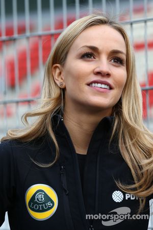 Carmen Jorda, piloto de Lotus F1 Equipo de Desarrollo