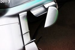 Mercedes AMG F1 W06 sidepod detail