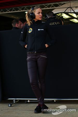 Carmen Jorda, piloto de desenvolvimento da equipe Lotus F1