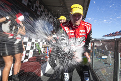 Race winner James Courtney, Holden Racing Team celebrates